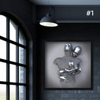Figure statue of metal Art Wall decoration