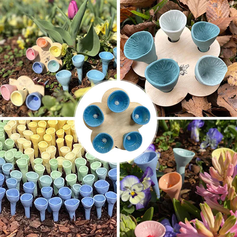 Drinking cup for bees and insects