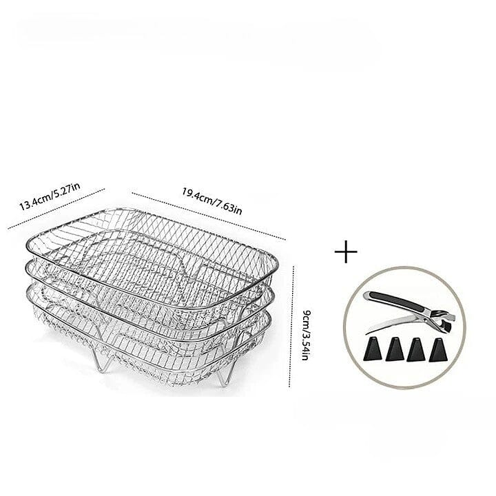 Stackable 3-layer Air Fryer Stand