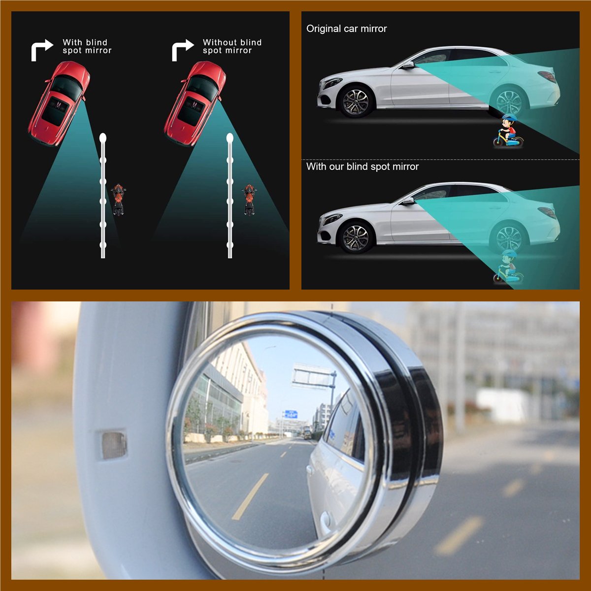 Blind spot mirror (1 pair)