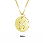 Zodiac Necklace | Sustainable Stainless Steel, Stays Radiant!