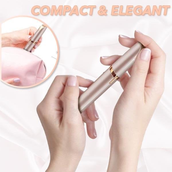Eyebrow and Face Epilator – Precise Hair Remover with LED Light