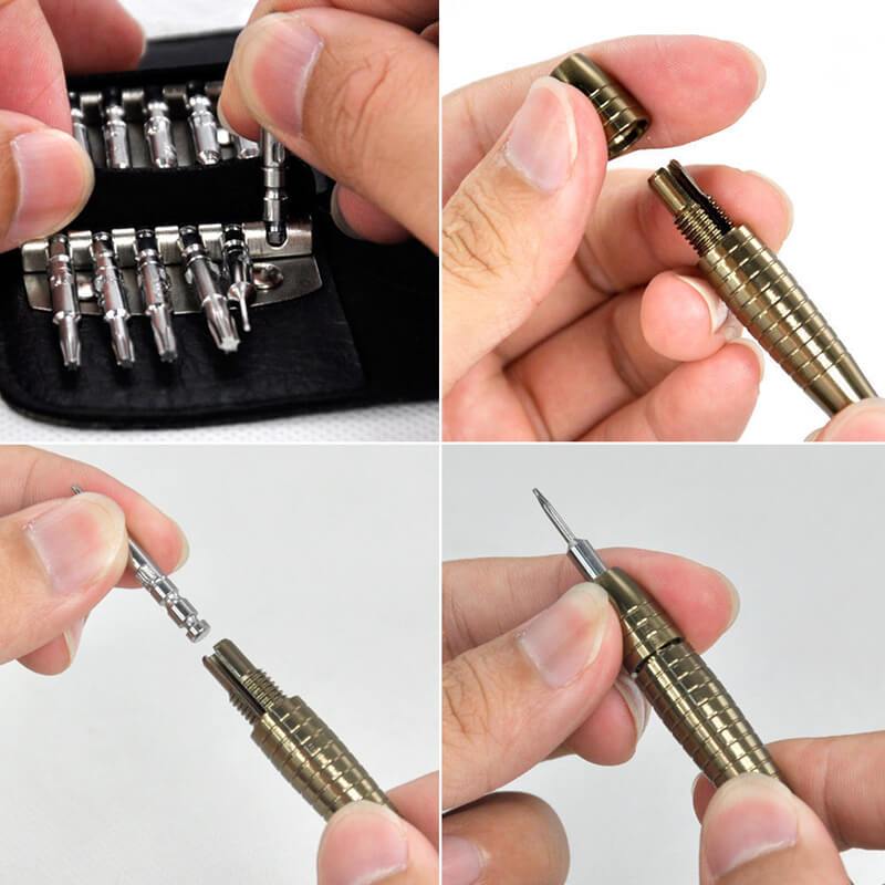 Ciaovie Mini Kit for Precision Screwdriver Repair Tools (25 pieces)