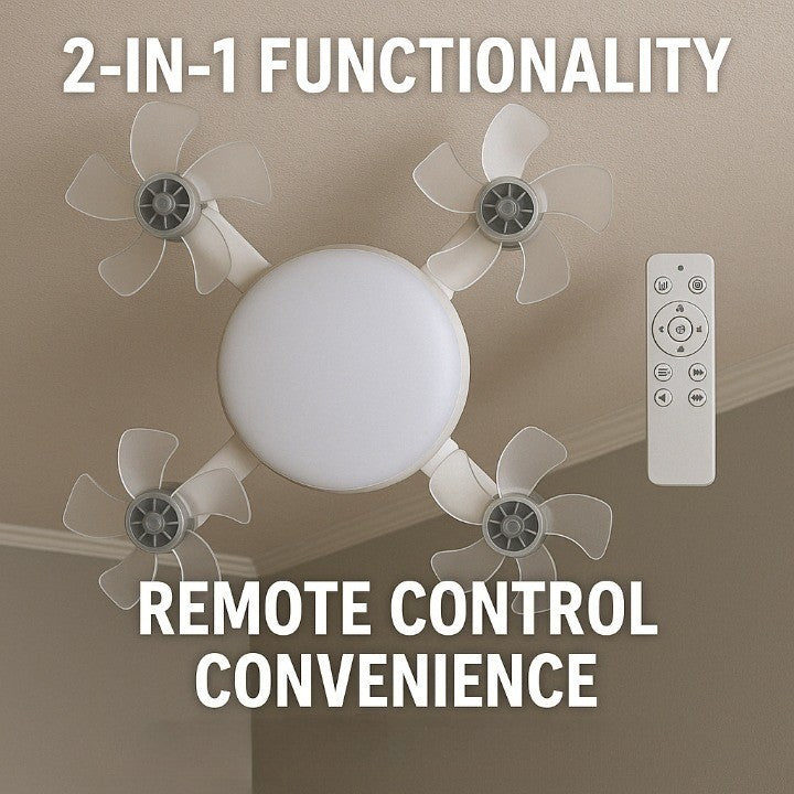 Sky Light LED Ceiling Fan Lamp