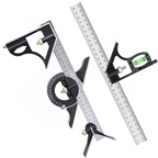 12-Inch Adjustable Stainless Steel Precision Angle Measuring Tool