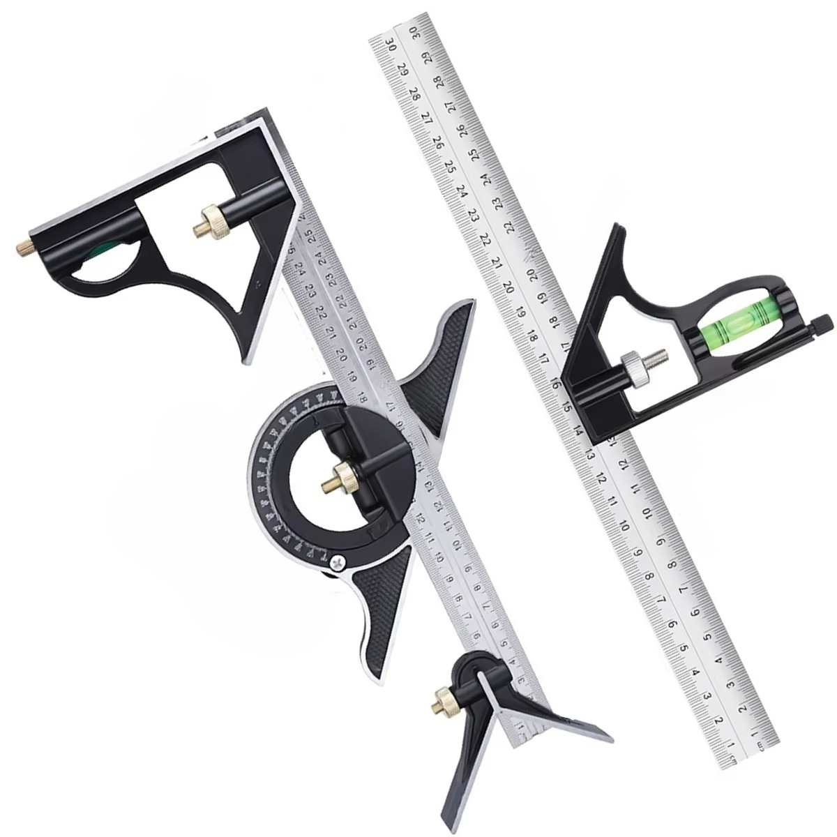 12-Inch Adjustable Stainless Steel Precision Angle Measuring Tool