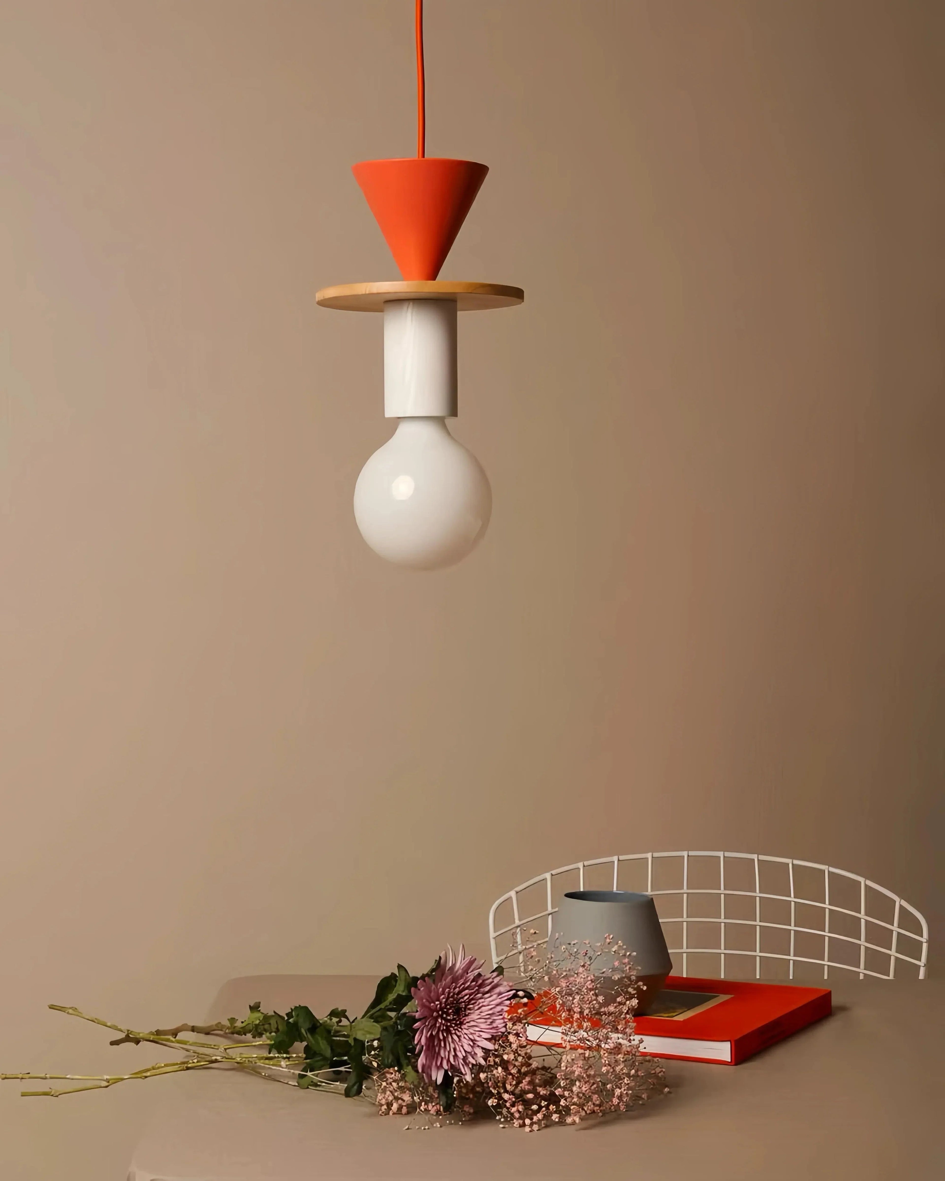 Chandelier in geometric shape