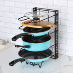 SpaceFlex Adjustable Pan Holder & Lid Holder | Organization & Flexibility in the Kitchen