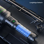 Extremely Bright and Zoomable LED Flashlight with Power Bank Function for Outdoor Adventures