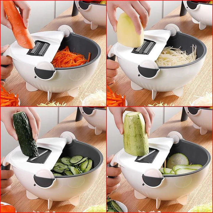 7-in-1 chopper and vegetable slicer