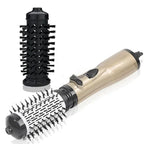 3-in-1 electric hair styler with hairdryer, brush & curling iron function