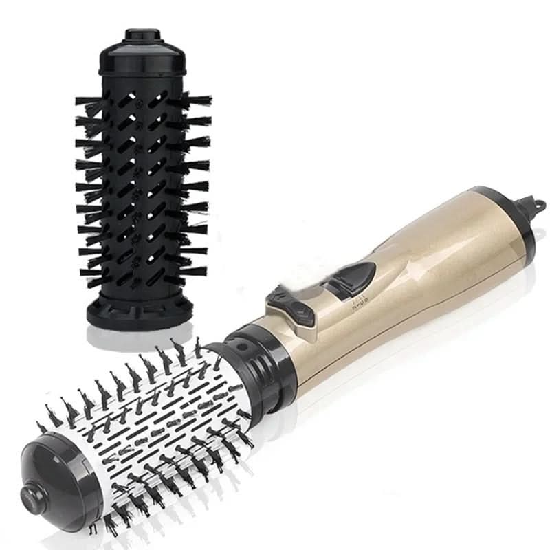 3-in-1 electric hair styler with hairdryer, brush & curling iron function