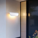 Modern Waterproof Curved Outdoor Wall Lamp