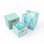 [Ideal Gift] Eternal Rose Box - With engraved necklace & artificial rose