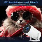 Magcubic HY300 4K Mini Projector – Android 11, Dual WiFi 6, 260 ANSI, Wireless 5.0