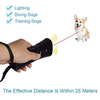 Ultrasonic Dog Chaser LED Pet Training Device