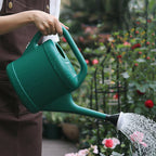 Large-volume watering can with long spout – plastic for garden care