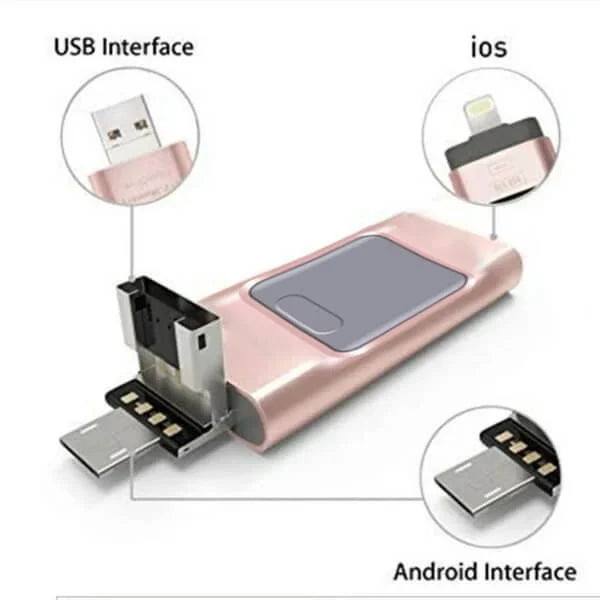 4 in 1 High-Quality USB Flash Drive