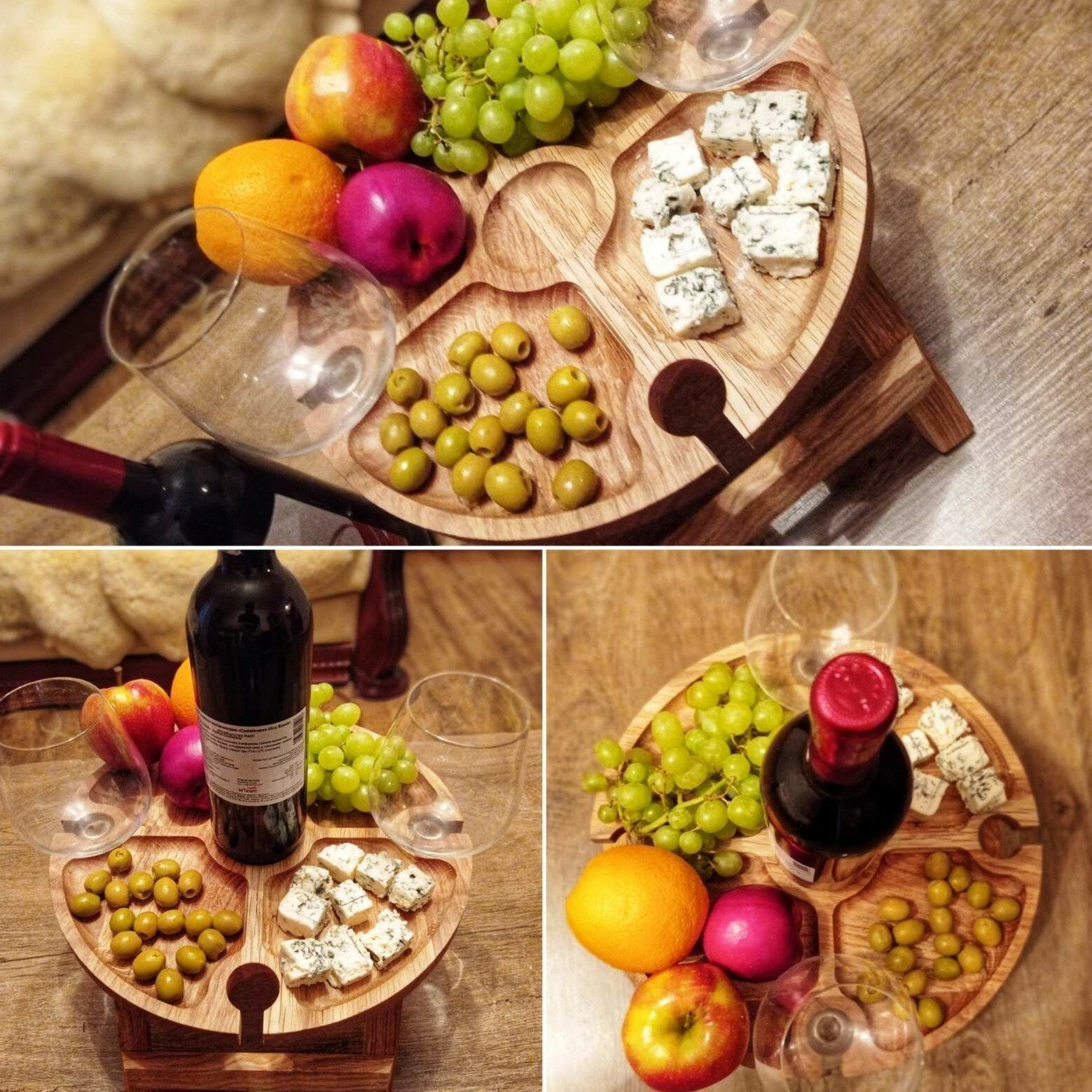 GourmetElegance Charcuterie Board Organizer | Sophisticated organizer for meats and cheese with style