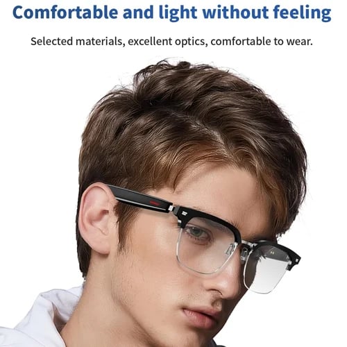 Super Black TechnologySmart Wireless Headphone Sunglasses