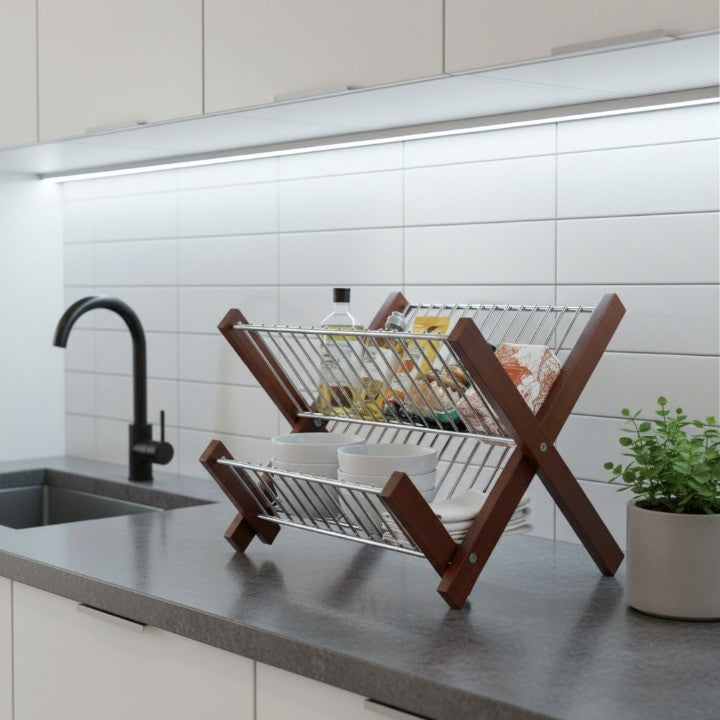 Swift Fold Collapsible Dish Drying Rack