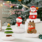 Cute Christmas Santa Snowman Desktop Phone Stand