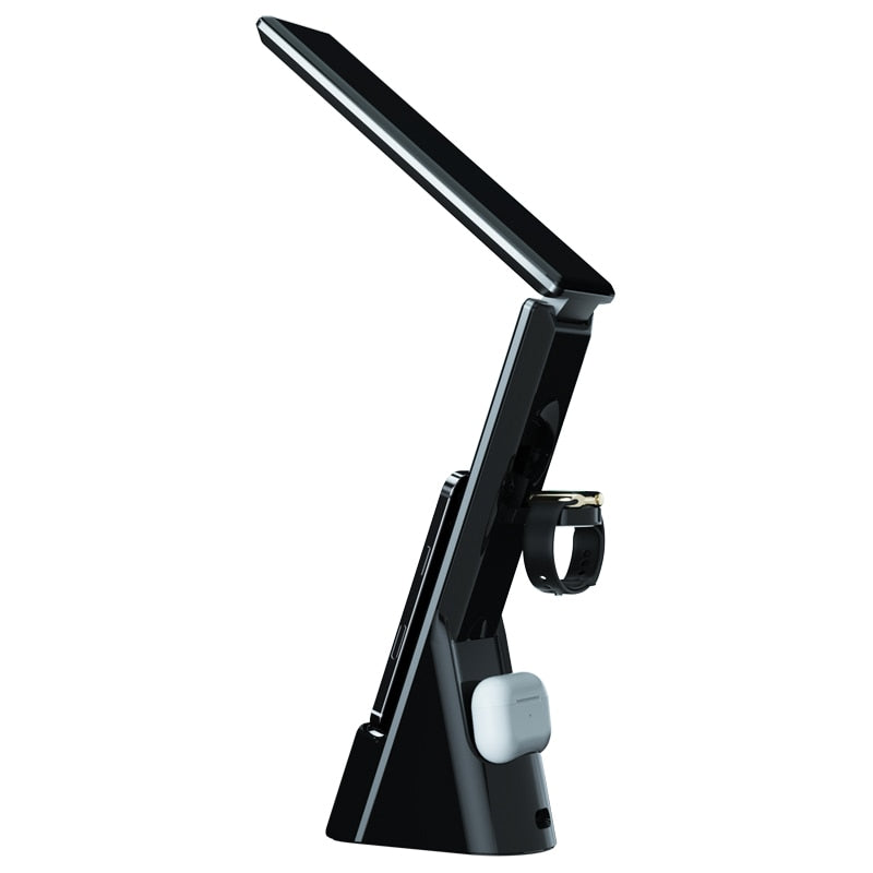 Desk lamp with wireless charger