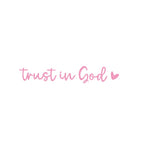 “Trust in God” Rear-View Mirror Decal
