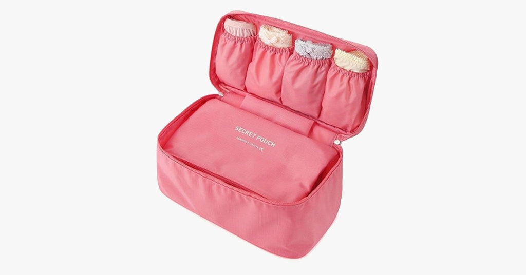 Multi-Compartment Travel Organizer for Underwear - Store Your Intimates!