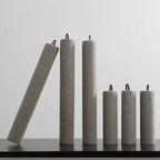 StoneCast Industrial Cylinder Pendant Light made of Concrete | 1 Light | Smooth or Rough Surface