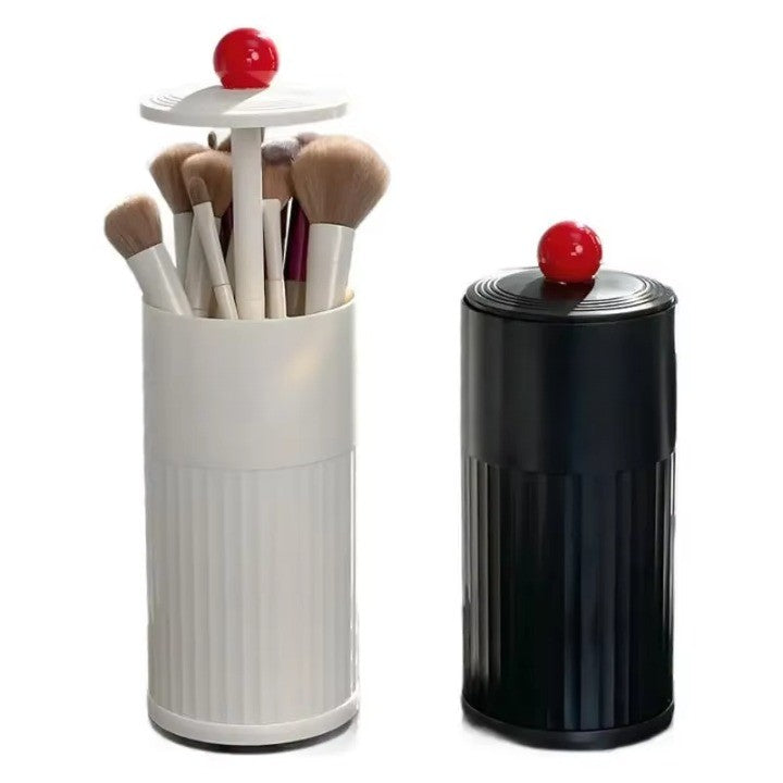 Automatic Pop-Up Cylindrical Makeup Brush Organizer