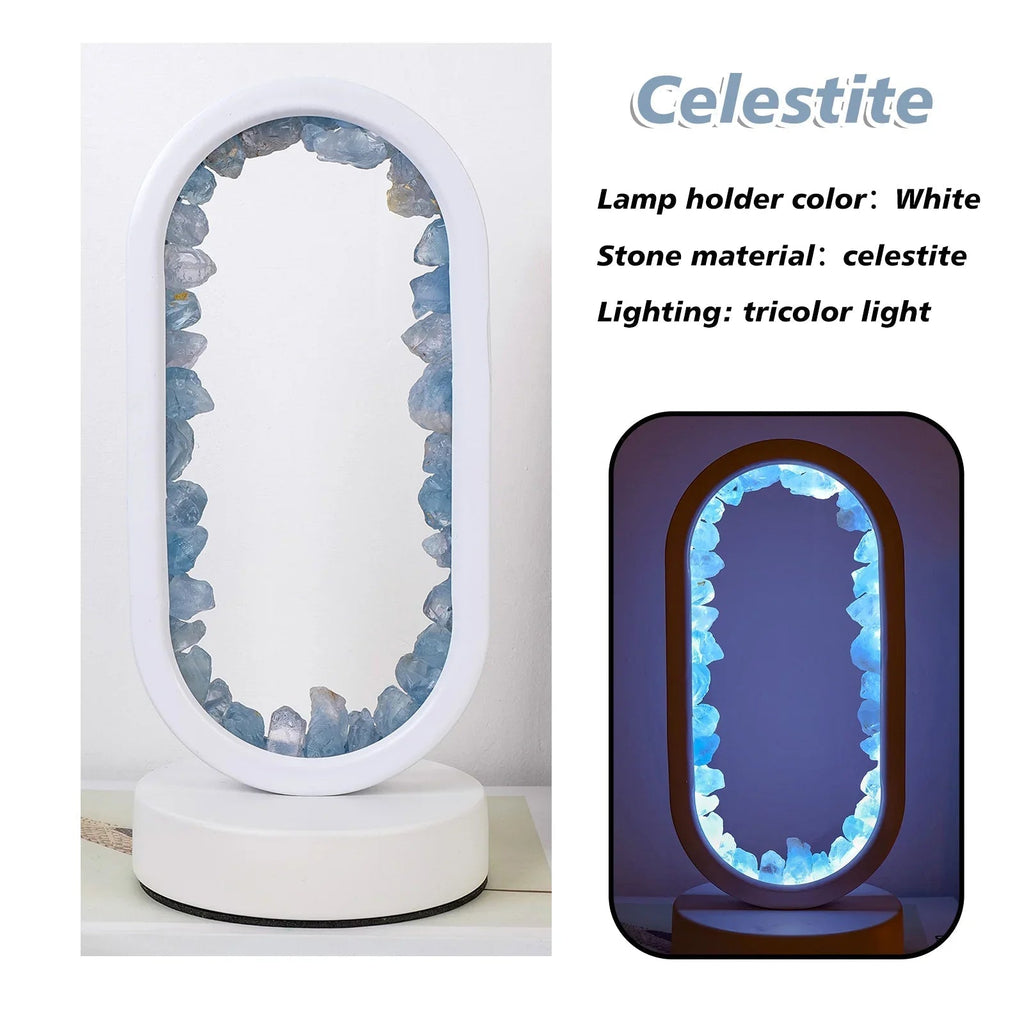 CrystalGlow – Handmade amethyst atmospheric lamp for relaxation and peace
