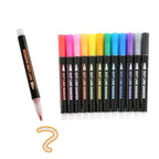 StrahlKraft Metallic Marker Set — Make Your Art The Shining Center Of Attention!