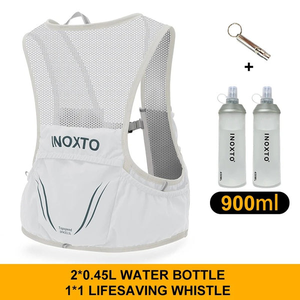 SwiftRun Trail Running Vest – Lightweight Running Vest with 2 Soft Flasks