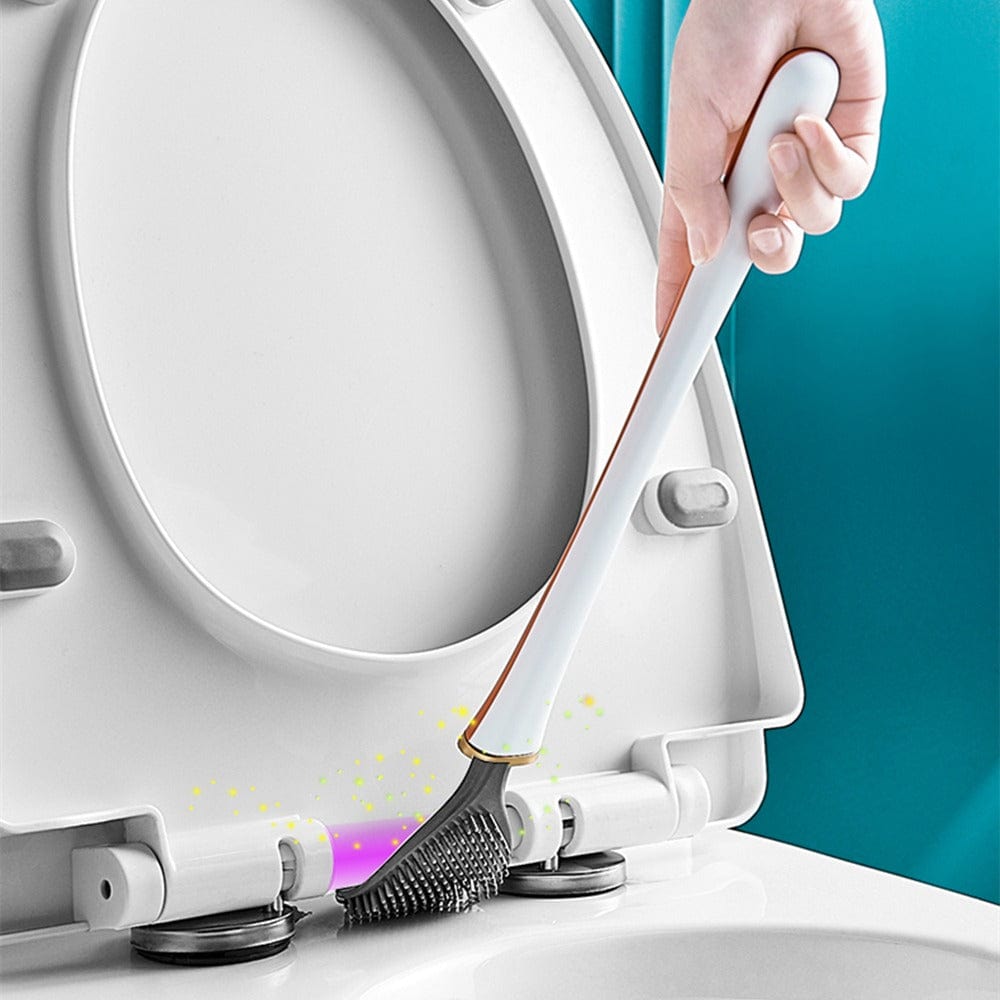 Modern flexible silicone toilet brush