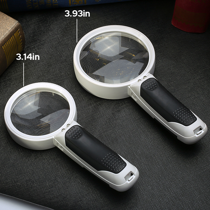 20X magnifying glass with LED light