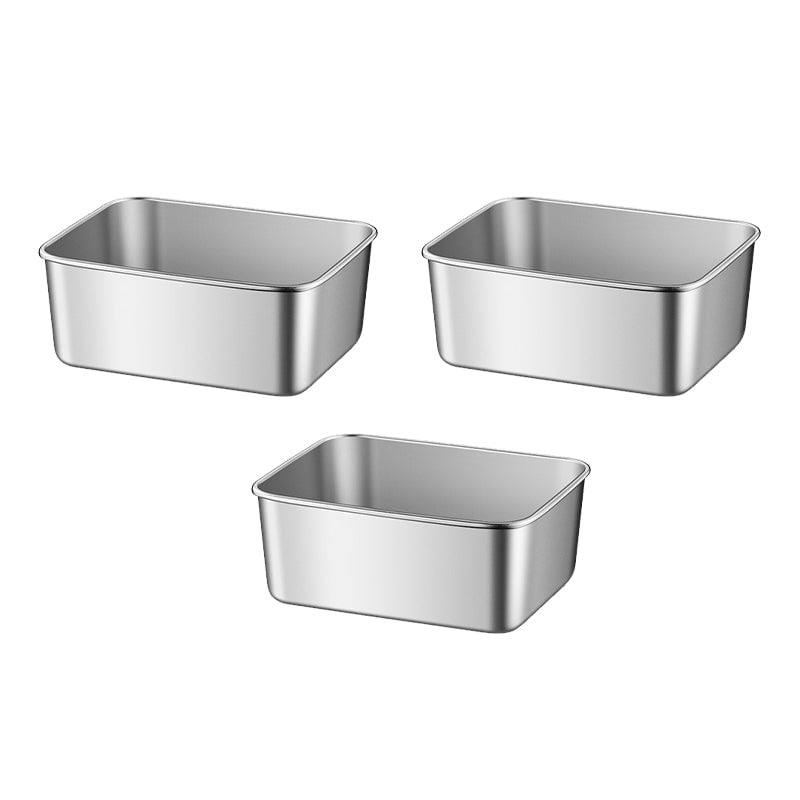 Stainless Steel Food Storage Container with Lid, Lunch, Snack Storage Box