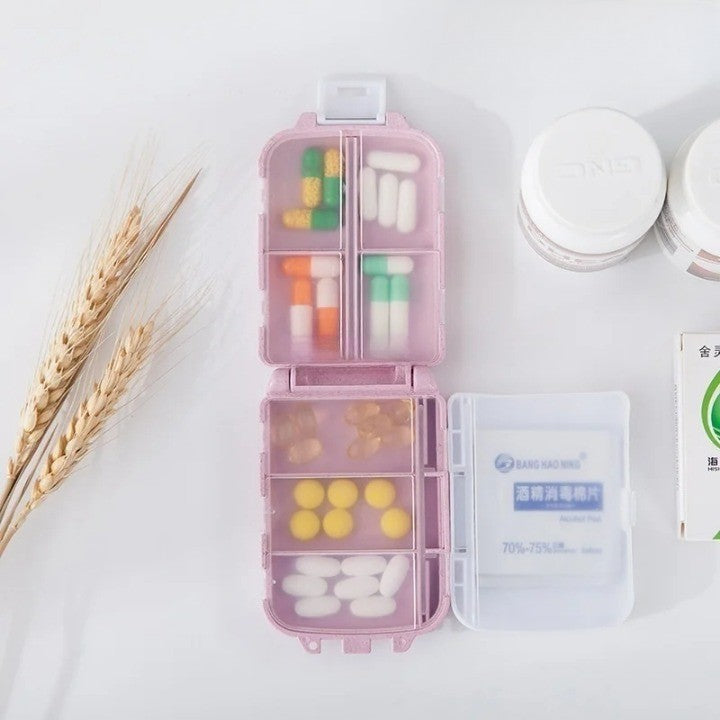 Pocket-Sized Home Pharmacy Pill Organizer Case