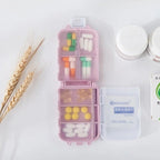 Pocket-Sized Home Pharmacy Pill Organizer Case