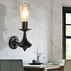 Metal Exposed Bulb Wall Lighting Industrial 1/2 Light Dining Room Wall Lamp Fixture