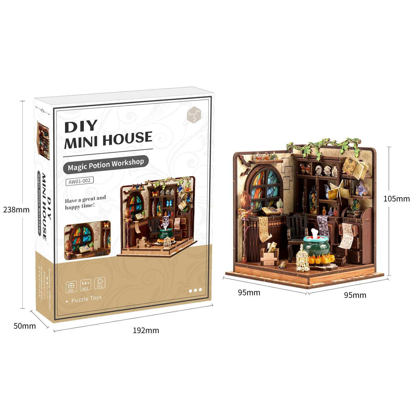 Magic Potion Workshop DIY Mini House Kit | DIY Miniature Kit