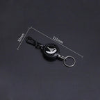 Retractable keychain with high load capacity