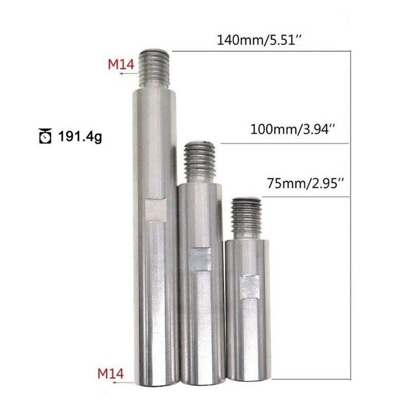 Shop grinder extension M14