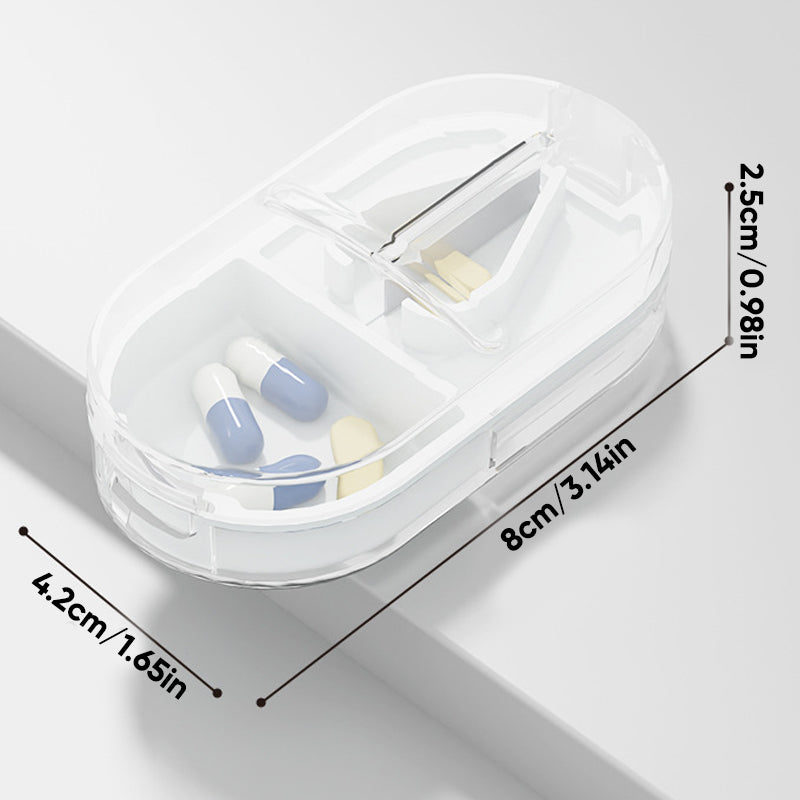 Medicine Pill Cutter Box