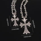 Gothic Cross Pendant Necklace