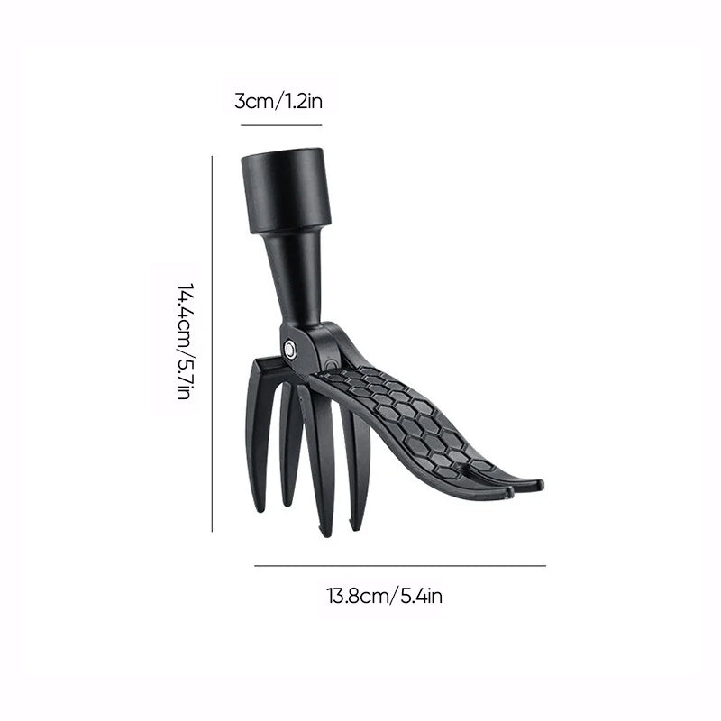 Stainless steel adjustable long handle detachable weeder
