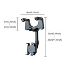 Multifunctional Rotatable Car Rearview Mirror Phone Holder