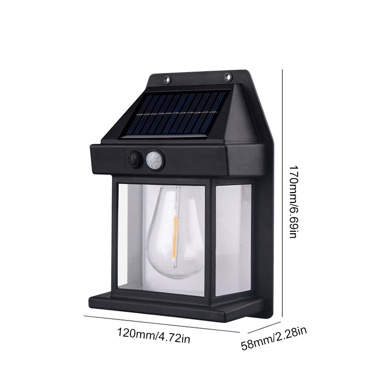 Solar Wolfram Wall Light