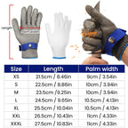 Stainless Steel Mesh Metal Laboratory Protective Gloves
