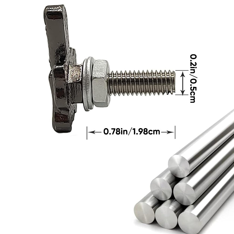 Funny Metal Finger Bolts (4 pieces)